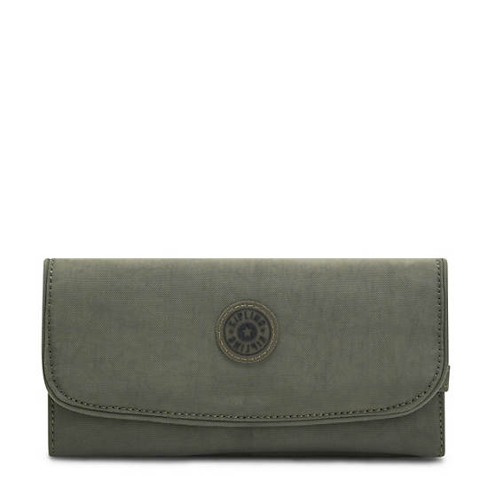 Kipling Money Land Snap Wallet Pénztárca Zöld | HU 2189LI